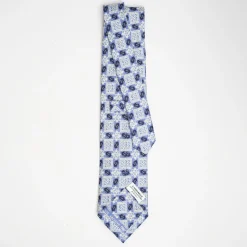 Powder Blue Archivio Collection Silk Tie 1941_1_03