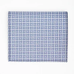 Powder Blue Small Wallet In Silk And Leather