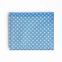 Powder Blue Small Wallet In Silk And Leather