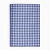 Powder Blue Vertical Wallet In Silk And Leather