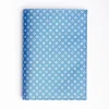 Powder Blue Vertical Wallet In Silk And Leather