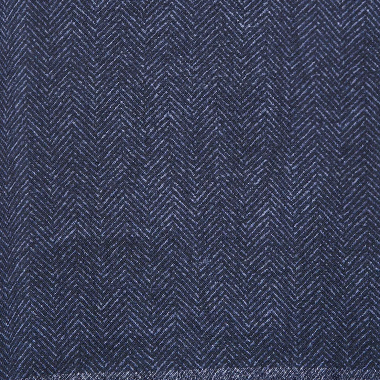 Powder Blue Wool Stole - Paisley Pattern