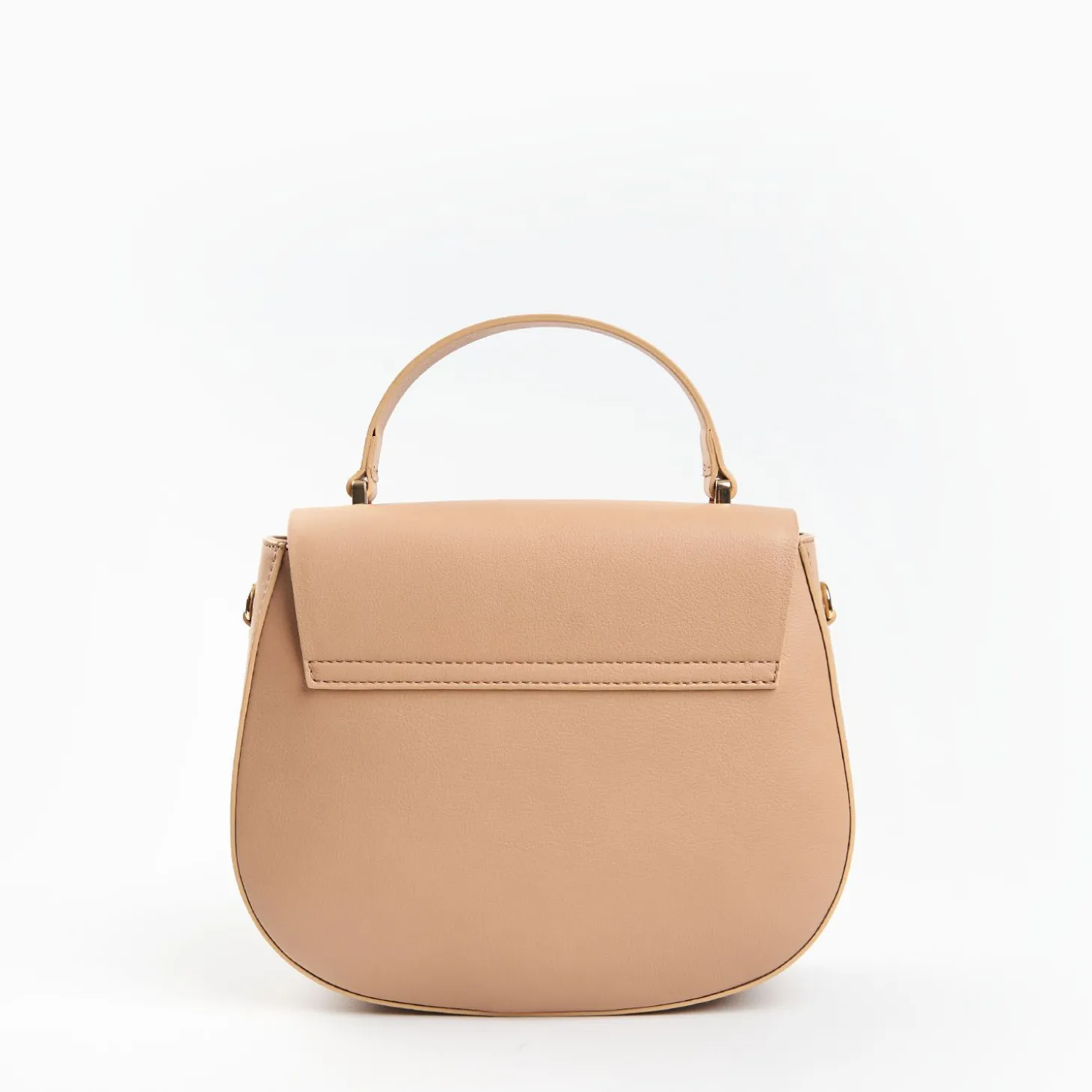 Powder Pink Smooth Leather Cleo Bag