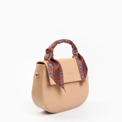 Powder Pink Smooth Leather Cleo Bag