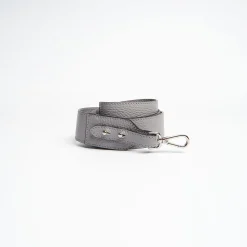Procida Grey Leather Bag