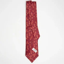 Red Archivio Collection Silk Tie 1976_02