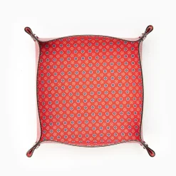 Red Large Leather Vide00A0Poche