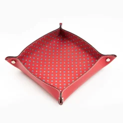 Red Large Leather Vide00A0Poche