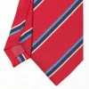 Red Sartorial Striped Tie