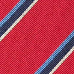 Red Sartorial Striped Tie