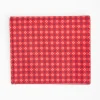 Red Small Wallet In Silk And Leather