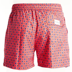 Red Swim Shorts - Large Patterns