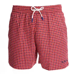 Red Swim Shorts- Large Patterns
