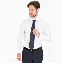 Regular Double Cuff Formal Shirt In Cotton