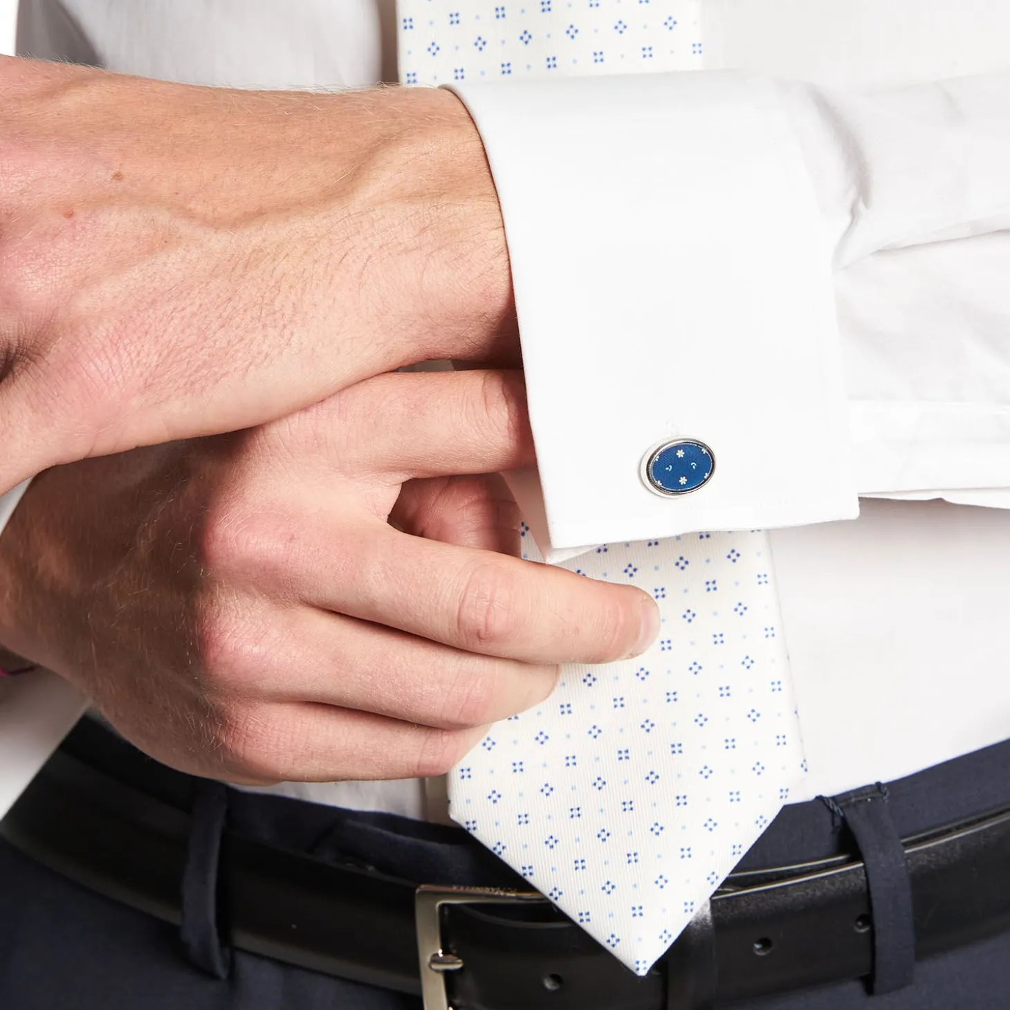 Regular Double Cuff Formal Shirt In Cotton