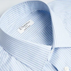 Regular Double Line Cotton Classic Shirt