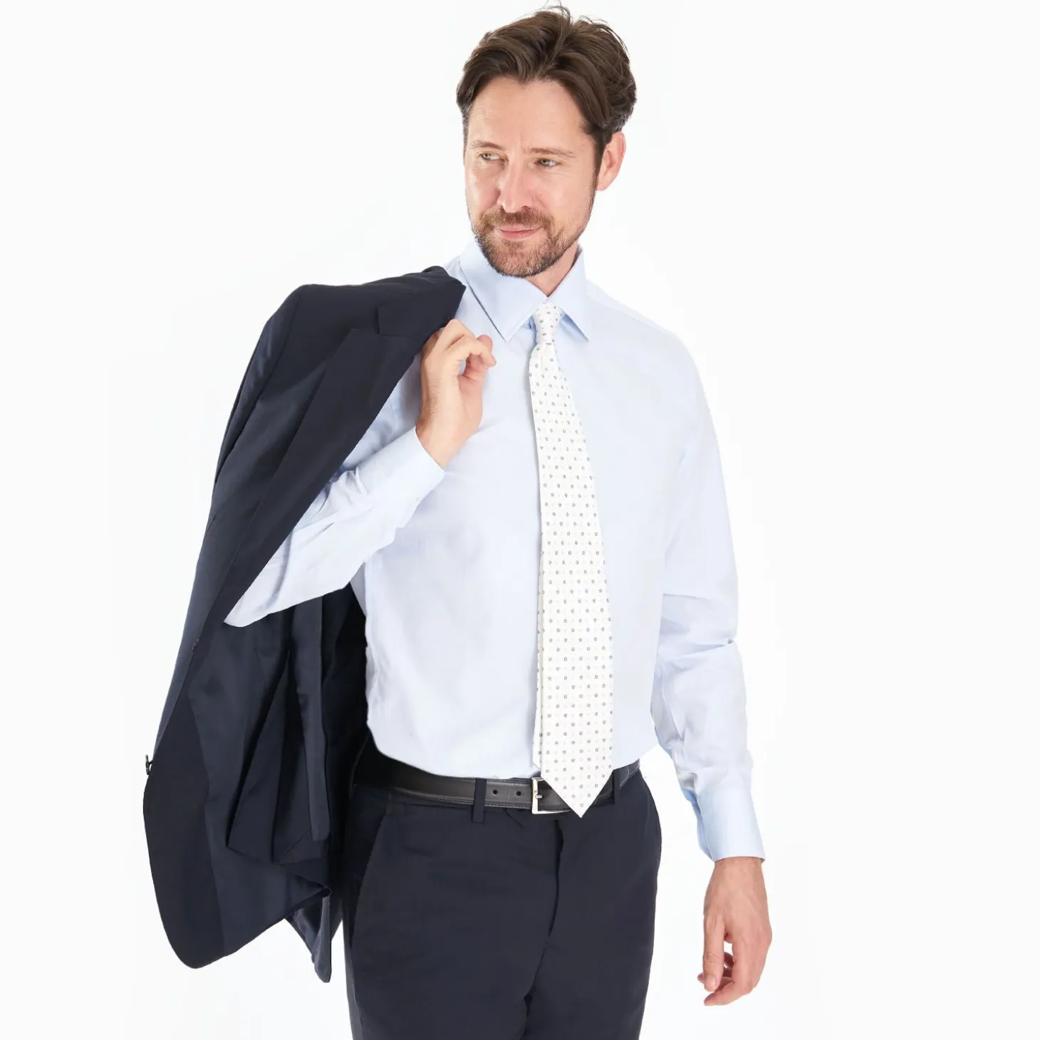 Regular Light Blue Cotton Classic Shirt