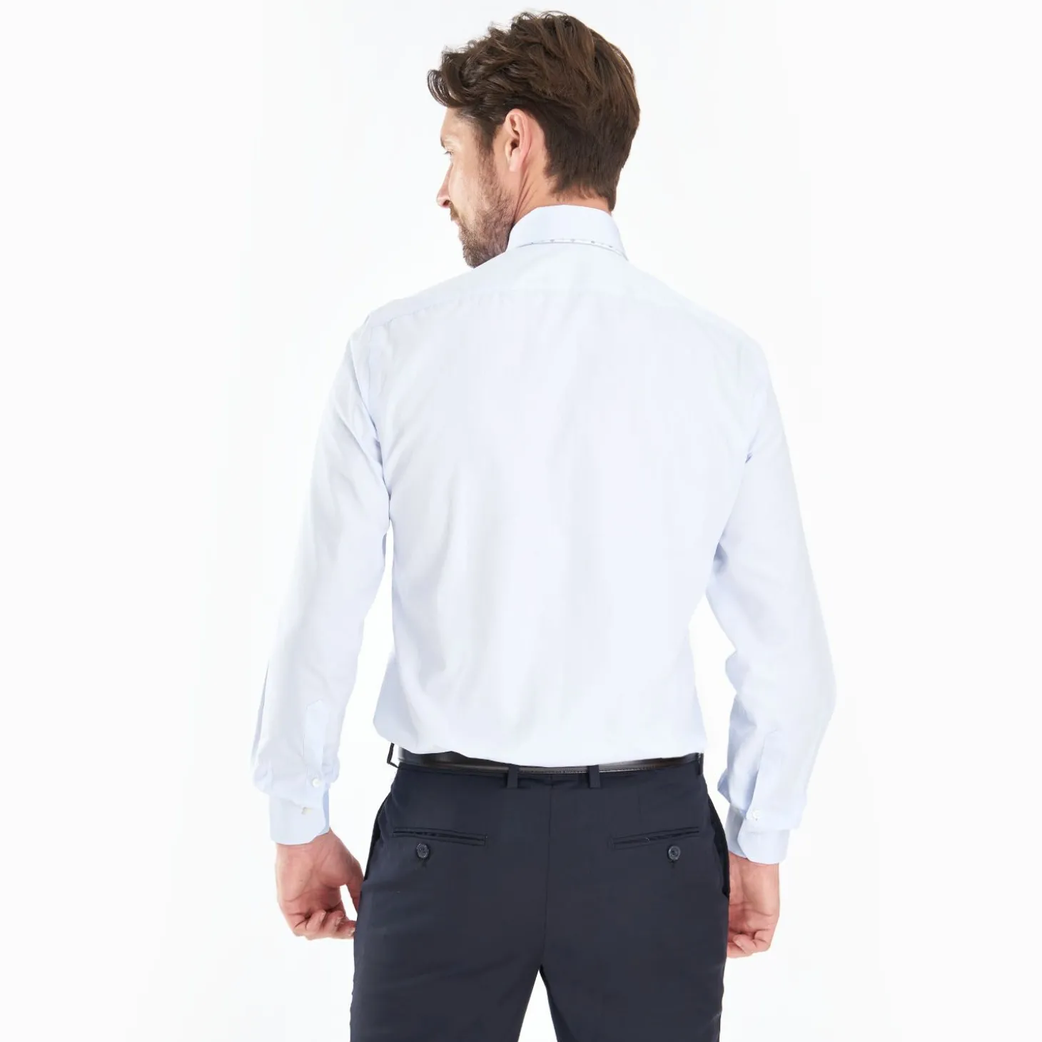 Regular Light Blue Cotton Classic Shirt