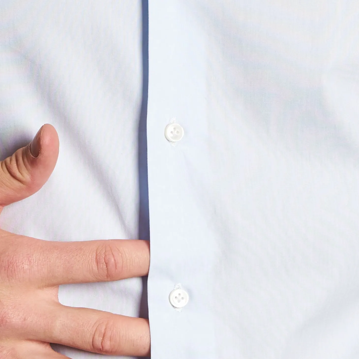 Regular Light Blue Cotton Classic Shirt