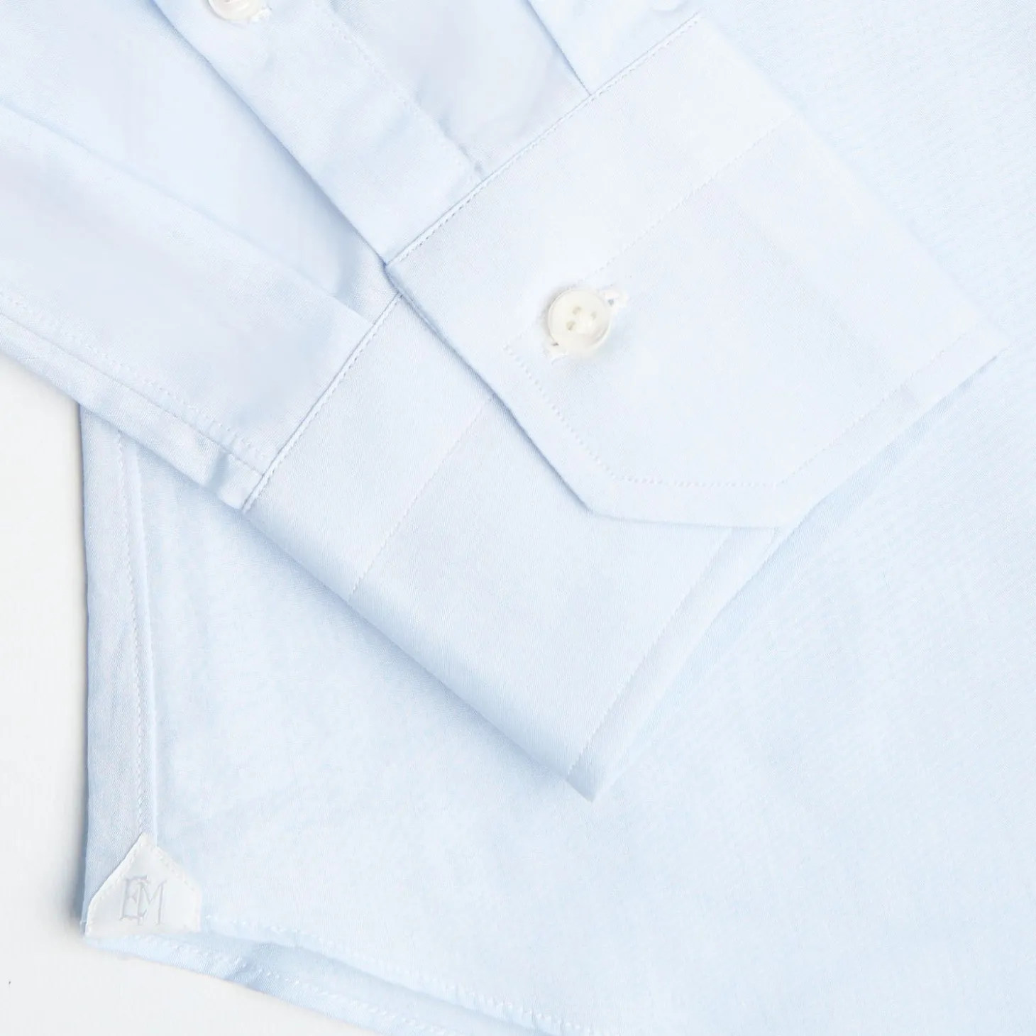Regular Light Blue Cotton Classic Shirt