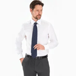 Regular White Cotton Classic Shirt