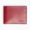 Ruby Red Leather Horizontal Wallet