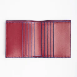 Ruby Red Leather Small Wallet