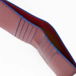 Ruby Red Leather Small Wallet