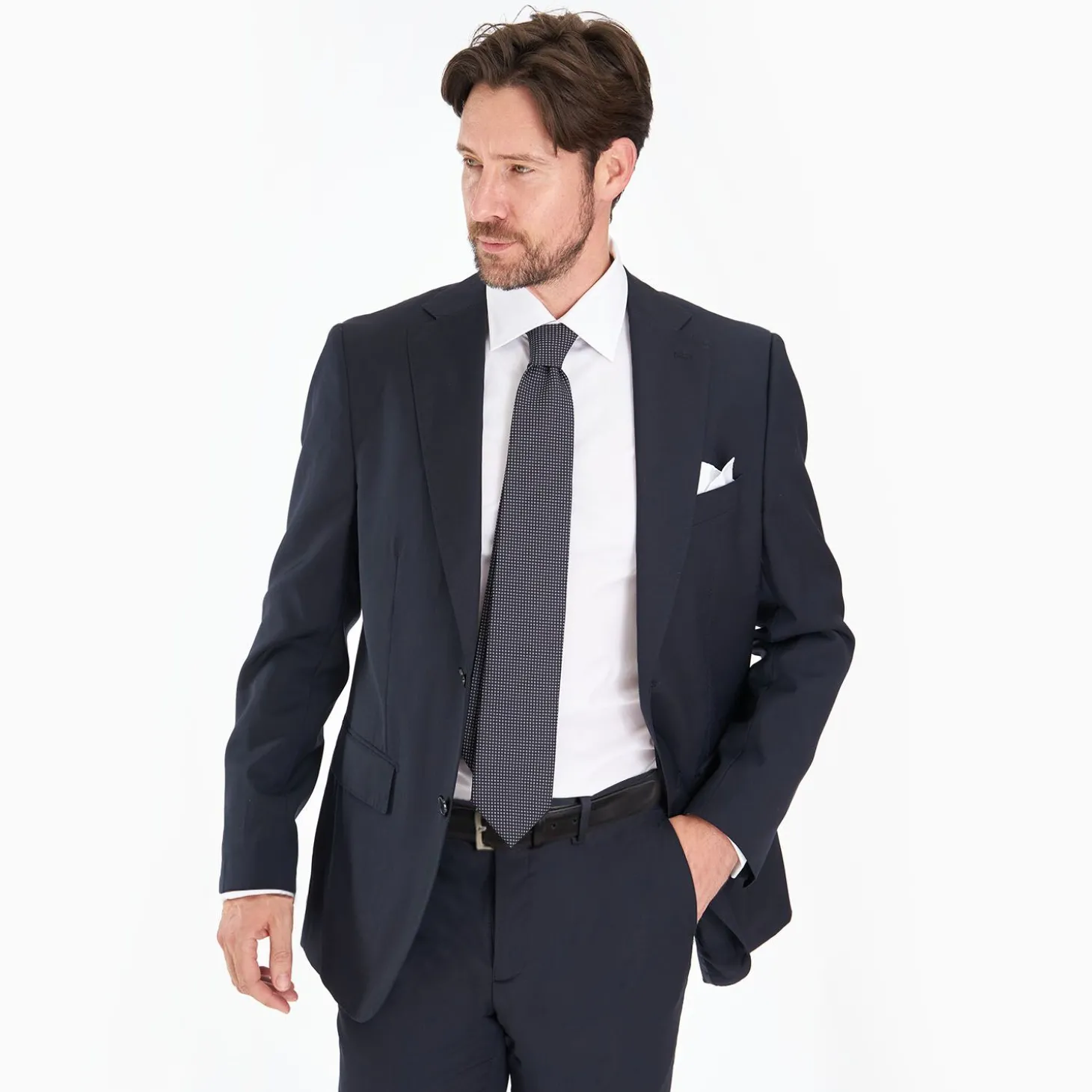 Slim Double Cuff Formal Shirt In Cotton