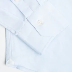 Slim Light Blue Cotton Classic Shirt