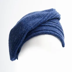 Striped Basque In Blue Cashmere