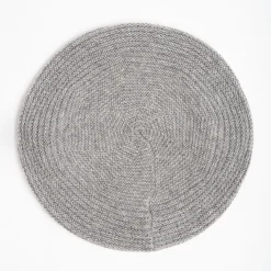 Striped Basque In Gray Cashmere