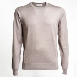 Taupe Coulor Cashmere And Silk Sweater