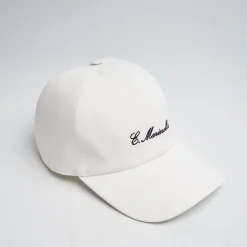 White Cotton Baseball Cap