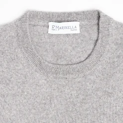 Wool And Cashmere Crewneck Sweater - Gray