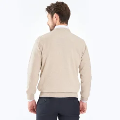 Wool And Cashmere Crewneck Sweater - Beige