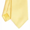 Yellow Sartorial Jacquard Silk Tie - Solid Colours