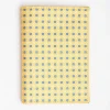 Yellow Vertical Wallet In Silk And Leather